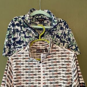 Kerrits Cool Ride Ice Fil riding shirts (lot of 2)